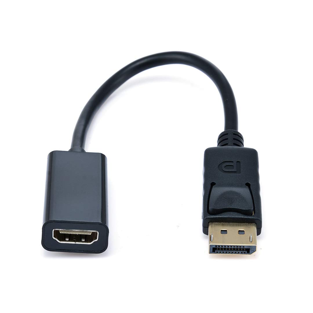 DisplayPort to HDMI Adapter, DP Display Port to HDMI Converter Male to  Female Gold-Plated Cord for Lenovo Dell HP and Other Brand