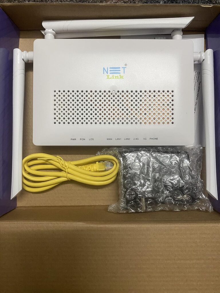 Netlink HG323DAC Dual Band Fibernet GPON Router β Mercy Electronics